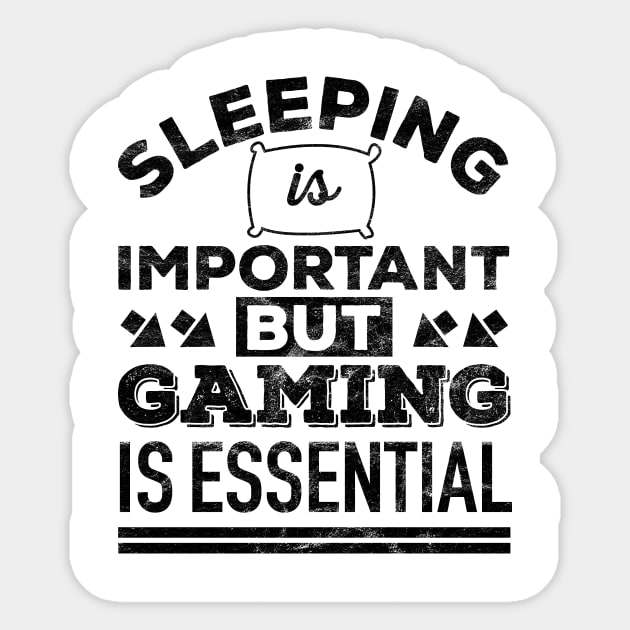 Funny Gaming essential gamer Gift Distressed Sticker by Stick em Up